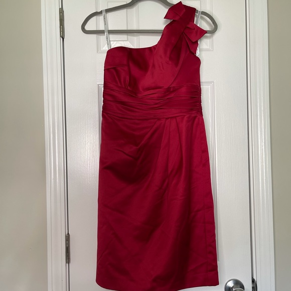 David's Bridal Dresses & Skirts - NWT - Davids Bridal Apple Satin Bridesmaids dress